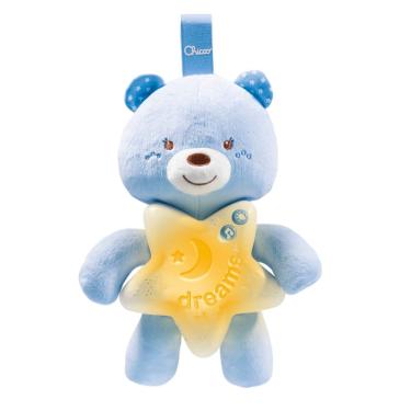 Imagem de Urso de Pelúcia Azul com Projetor e Músicas - Chicco