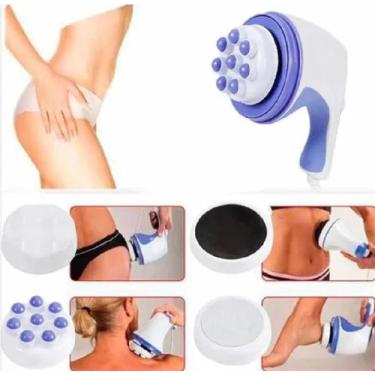 Imagem de Massageador Orbital Rotação Eletrico Portatil Muscular Corporal Drenag