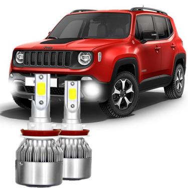 Imagem de Lampadas 6000k Super Led Luz Alta Baixa Jeep Renegade - IMP