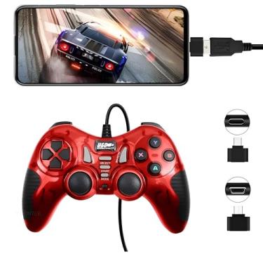 Imagem de Controle Gamer Universal COM FIO para PC/PS3/PC360 Game Pad
