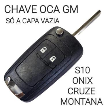 Imagem de Carcaça Chave Canivete Oca Chevrolet Onix - KEY PARTS