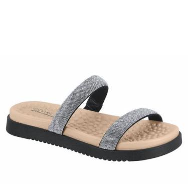 Imagem de Chinelo Feminino Ortopedico Esporao Gel Macio Modare 7178116, Preto, 3