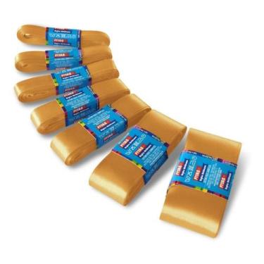 Imagem de Fita De Cetim Mimosa N.3 15mm X 10 Mts C/5 Un = 50metros - Fitas Regin