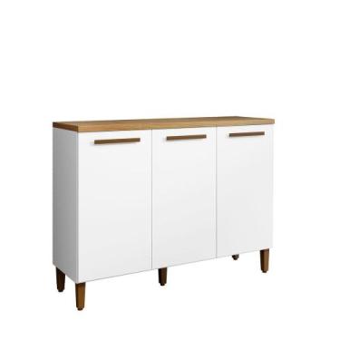 Imagem de Balcão Vega 3 Portas Arte Móveis, Branco