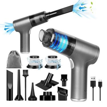 Imagem de Aspirador de carro sem fio portátil Hombees 9000PA com 8 bicos