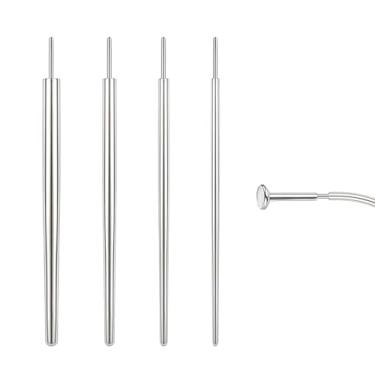 Imagem de jagosen 14G 16G 18G 20G Kit de piercing de bola de piercing ferramenta de aço inoxidável aplicador de brinco de costas planas Ferramenta aplicadora de pino de inserção sem rosca Kits de piercings de