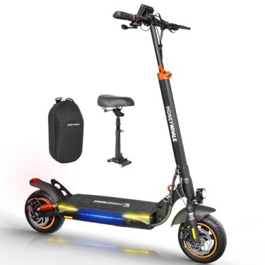 Imagem de HONEYWHALE T4A Patinete Eletrico Adulto, 750W Scooter Eletrica com 10" Pneus, Velocidade Máxima de 45 KM/H, 30-35 KM de Autonomia, Patinete Juvenil Dobrável com Controle de Cruzeiro (48V 10AH)