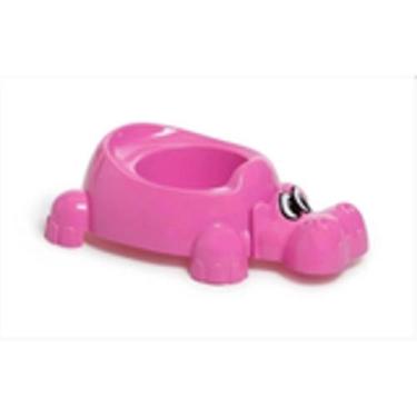 Imagem de Peniquinho Troninho Infantil Hipopotamo Rosa - Cajovil
