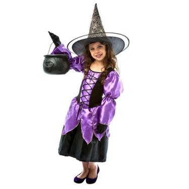 Imagem de Fantasia Bruxinha Winnie Halloween Infantil - Jade Fashion, P