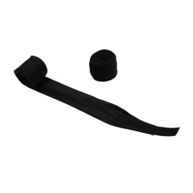 Imagem de Colaxi 2pcs boxe envolve a proteção de pulso para adultos de boxe de algodão respirável envolve luvas internas para fitness karatê interno MMA, 5m Preto