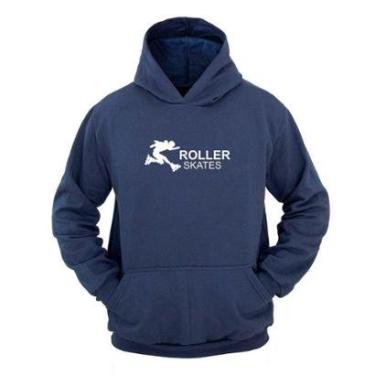 Imagem de Moletom Masculino Canguru Roller Skates Estampado com Capuz-Masculino