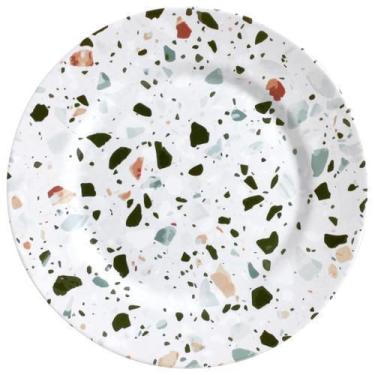 Imagem de Pratos Rasos de Cerâmica Branca 29 cm - Jogo 6 Unidades