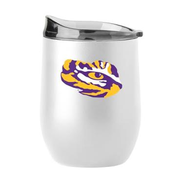 Imagem de Logo Brands LSU 473 g Swagger White Powder Coat Bebida curvada
