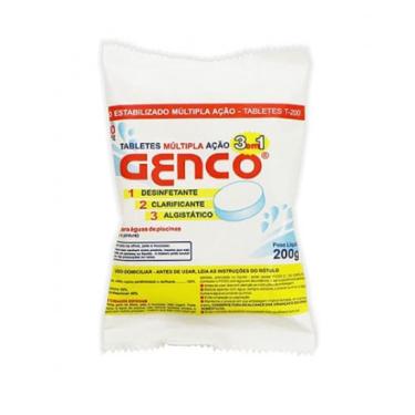 Imagem de Tablete Multípla Ação 3x1 T-200 200g genco