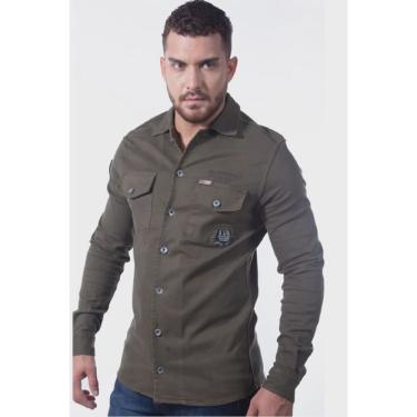 Imagem de Camisa Sallo Confort Verde Militar
