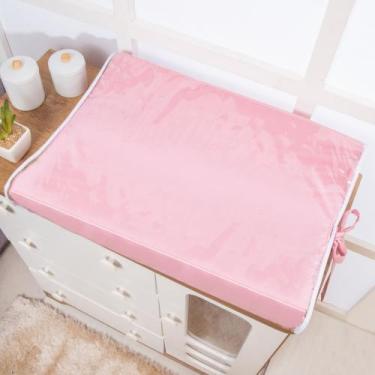 Imagem de Trocador Anatômico Plastificado Basic Menino e Menina para Bebê - Migu