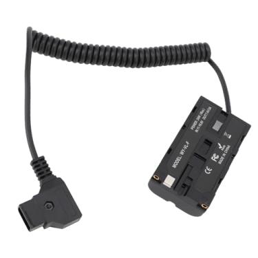 Imagem de D Toque na Bateria Fictícia NP F550 Com Cabo de 37-100 Cm - Adaptador de Energia de Alta Eficiência para Monitores de Câmera e Luzes LED