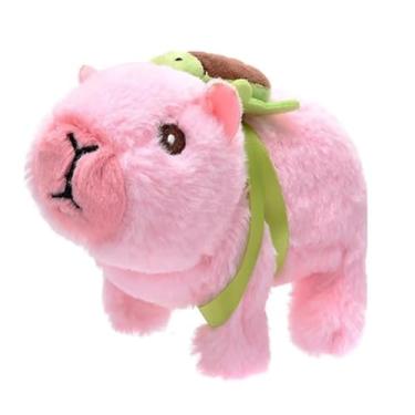 Imagem de Pelúcia de Capivara Filó com Tartaruguinha Antialérgica, Fofa e Macia – Companheira Perfeita (Rosa)