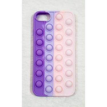 Imagem de Capa Case Capinha Silicone Bolha Iphone 7 4.7 Anti Stress Pop It - out