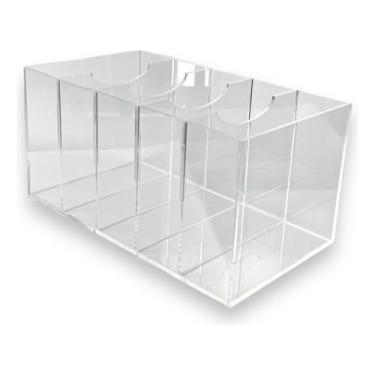 Imagem de Organizador De Cintos Em Acrilico Com 5 Compartimentos
