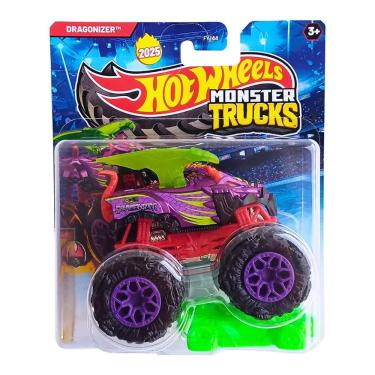 Imagem de Hot Wheels Monster Trucks 1:64 Dragonizer 2025 FYJ44 JCD99 - Mattel