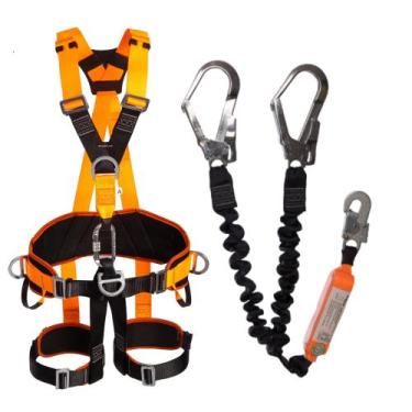 Imagem de Cinto de Segurança Tipo Paraquedista 5 pontos com Talabarte Duplo Y co