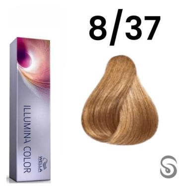 Imagem de Wella Illumina Color Coleção Inverno 8/37 Louro Claro Dourado Marrom 6