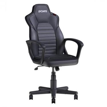 Imagem de Cadeira gamer mad racer sti turbo black vulcan preta - mrstir10pt - Pc
