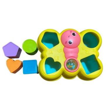 Imagem de Brinquedo Infantil Borboleta Com Blocos De Encaixar Didático - Company