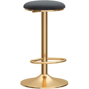 Imagem de Cadeira de bar, balcão de loja de salas de jantar de altura ajustável, cadeira de café decorativo multifuncional, F, 40 * 60-80cm