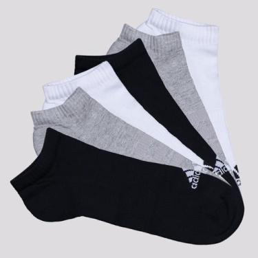 Imagem de Kit Meia Adidas SPW Low 6 Pares, M