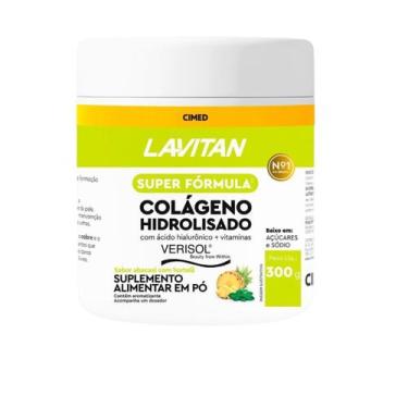 Imagem de Lavitan Colágeno Hidrolisado Com Abacaxi E Hortelã Pote 300g, Abacaxi 