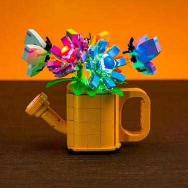 Imagem de BrickBling LED Light Compatible with Lego Creator 3 in 1 Flowers in Watering Can 31149, Creative Lighting Kit Compatible with Lego Flowers in Watering Can-No Model Included