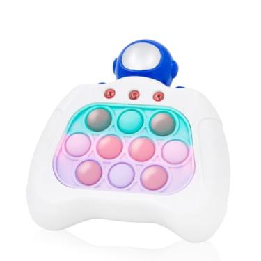 Imagem de Brinquedo Pop It Eletrônico Musical, 13x14cm, com Efeitos Sonoros e Modos de Jogo, Branco