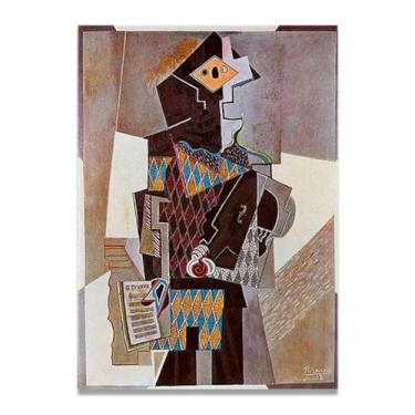 Imagem de Murais de violinista Diego Rivera – Arte do realismo socialista mexicano, muralista do século 1856, coleção clássica do museu de Nova York para decoração de casa 70 x 98 cm