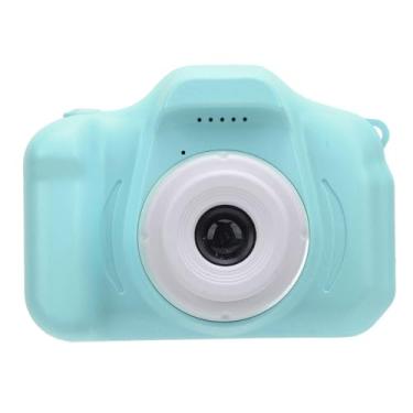 Imagem de Câmera de Vídeo Digital Brinquedo, Câmera de Vídeo Anti Shake Girl 2,0 Polegadas LCD Tela Filtro Colorido Efeitos Vários Modos para Viagens (Verde)