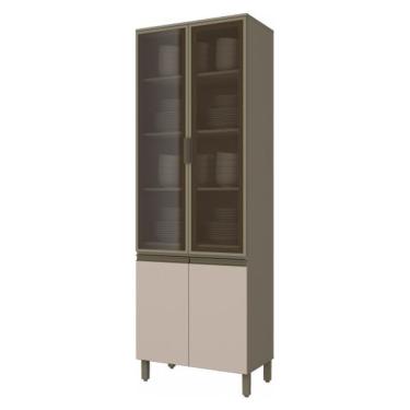 Imagem de Cristaleira 4 Portas Connect Duna-cristal - Móveis Henn Duna-cristal