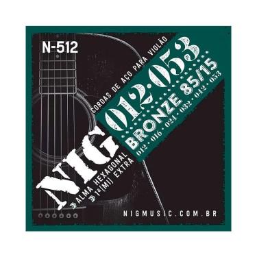 Imagem de Encordoamento P/ Violão Aço Nig Bronze N-512 12/53 - Ec0526