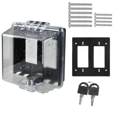 Imagem de PKLIYH Capa de tomada de segurança para bebês com chave para proteção muito melhor (1 unidade)