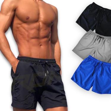 Imagem de Shorts Bermuda Academia Praia Corrida Masculino TACTEL GROSSO ELITE 498-Masculino