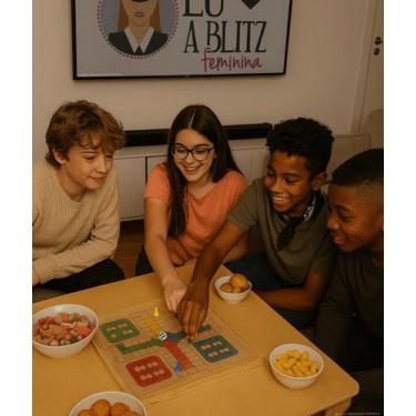 Imagem de Jogo De Tabuleiro 5 Em 1 Ludo - Dama - Trilha - Xadrez E Dominó IOB, B