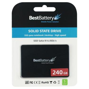 Imagem de SSD SATA III para Dell Inspiron 14R - BestBattery, 240GB