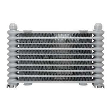 Imagem de Radiador de Óleo Universal Epman 10 linhas com Saídas 10AN - Prata