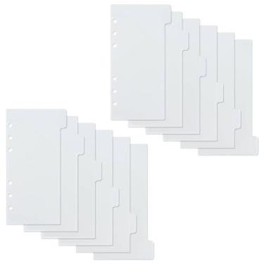 Imagem de Bolsos para fichário A6 sem zíper, azul Koqye 10 peças de envelopes de plástico sem zipless, dois bolsos envelopes de dinheiro foscos, bolsa de dinheiro para orçamento, enchimento de dinheiro