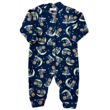 Imagem de Macacão Soft Estampado Pettenati Com Botão Bebê Inverno - Fofotinhos, 