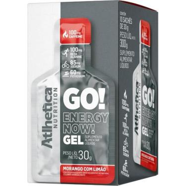 Imagem de Energético Go! Energy Now Gel Morango Atlhetica Nutrition - 30G - ADS 
