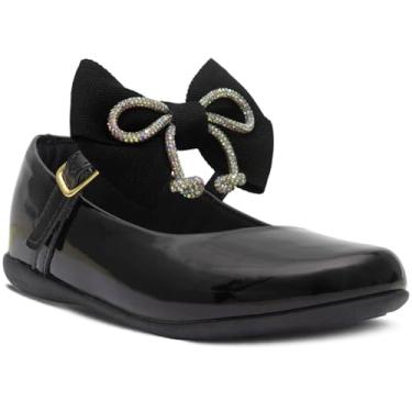Imagem de Sapatilha Infantil Com Presilha Laço 18ao27 Festa 02.58i (Preto, BR, Criança de 1 a 3 anos, Numérico, 18)