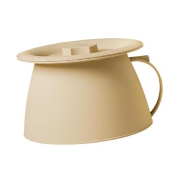 Imagem de Zialofi Casa Cuspidor Prático Espessado Noite Mictório Noite Cômoda Balde Comadre Potty Mictório Balde para Casa Crianças Feminino Masculino, a