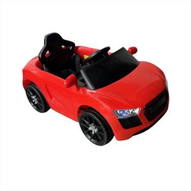 Imagem de Carrinho Elétrico Infantil 12V Vermelho Bluetooth Esportivo - BANG TOY