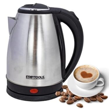 Imagem de Chaleira Jarra Elétrica 2 Litros Inox 127V 1000W com Desligamento Automático - Ideal para Café Chá Água